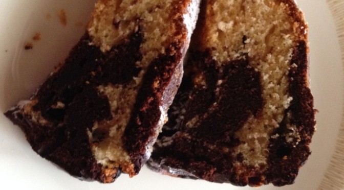 Marmorkuchen (mit Nutella gepimpt)
